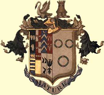 Bartlett Family - coat of arms tapestry